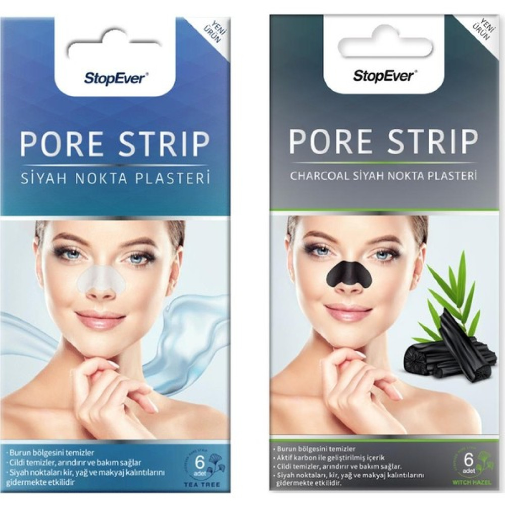 Stopever Karbonlu & Pore Strip Siyah Nokta Plasteri Ikili Paket Maskeler Fiyatı