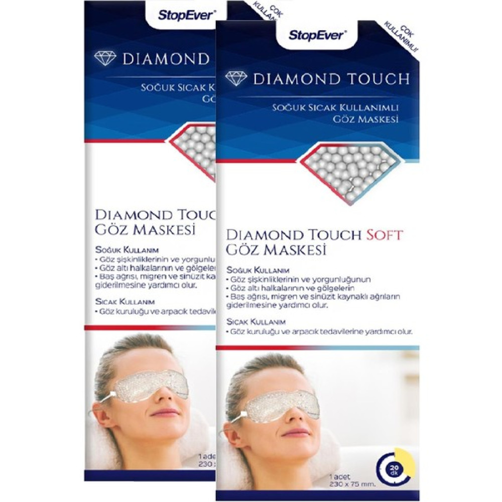 StopEver Sstopever Diamond Touch Soft - Göz Maskesi -2 Adet Maskeler Fiyatı