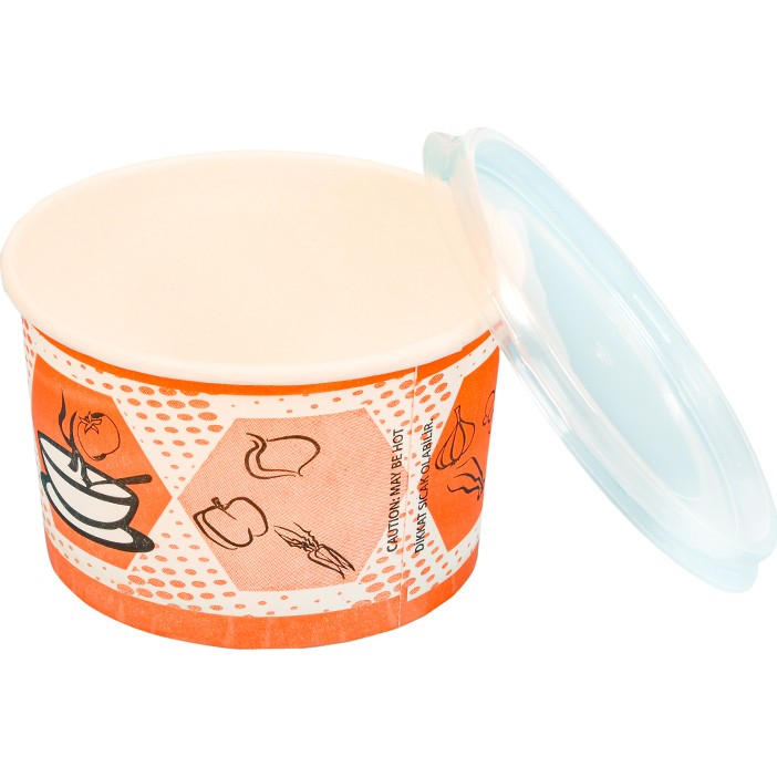 Stor Kapaklı Karton Çorba Kasesi 16 Oz 100' lü Diğer Fiyatı
