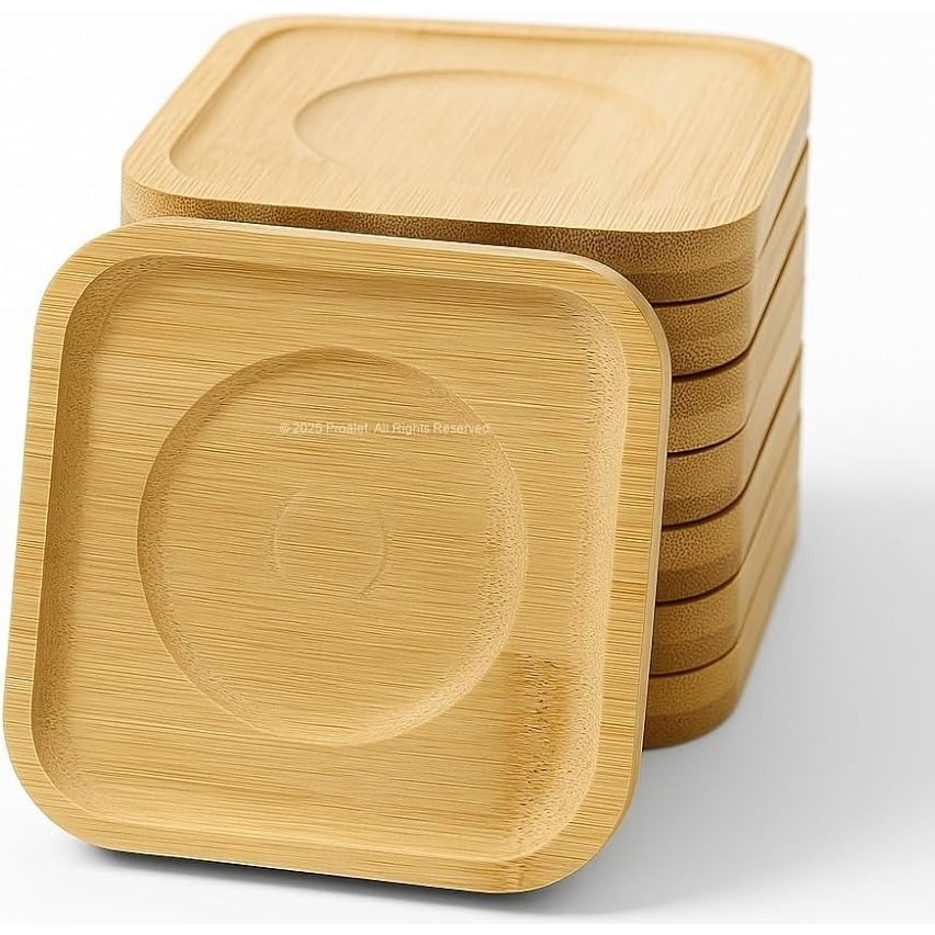Store Fullf 6 Adet Bambu Çay Tabağı, Yuvarlak Altlık Model, Fincan ve Kupa Altlığı, Şık ve Dayanıklı Tasarım (Kare) - 0,5 x 9 cm SSD / Solid State Drive Fiyatı