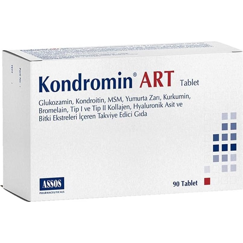 Store Fullf Assos Kondromin ART 90 Tablet Glukozamin ve Kolajen İçeren Cilt Bakım Etkili Takviye Diğer Fiyatı