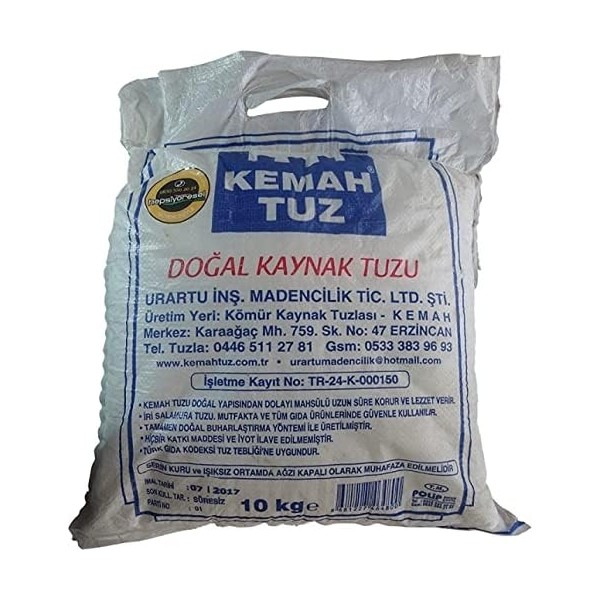 Store Fullf Kemah Tuz Erzincan Kemah Doğal Kaynak Tuzu 10 kg Tuz Fiyatı