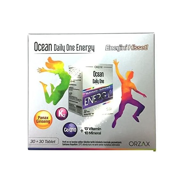 Store Fullf Orzax Ocean Daily One Energy 30+30 Tablet 1 kg Türkiye Menşeli Besleyici İçerik ile Enerji Desteği - -- Diğer Fiyatı