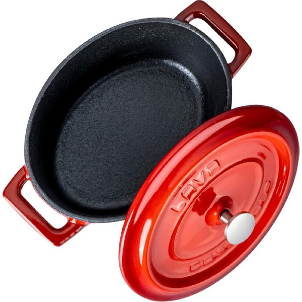 Store Lava Metal Oval Mini Tencere, Kırmızı Tencere / Tava Setleri Fiyatı