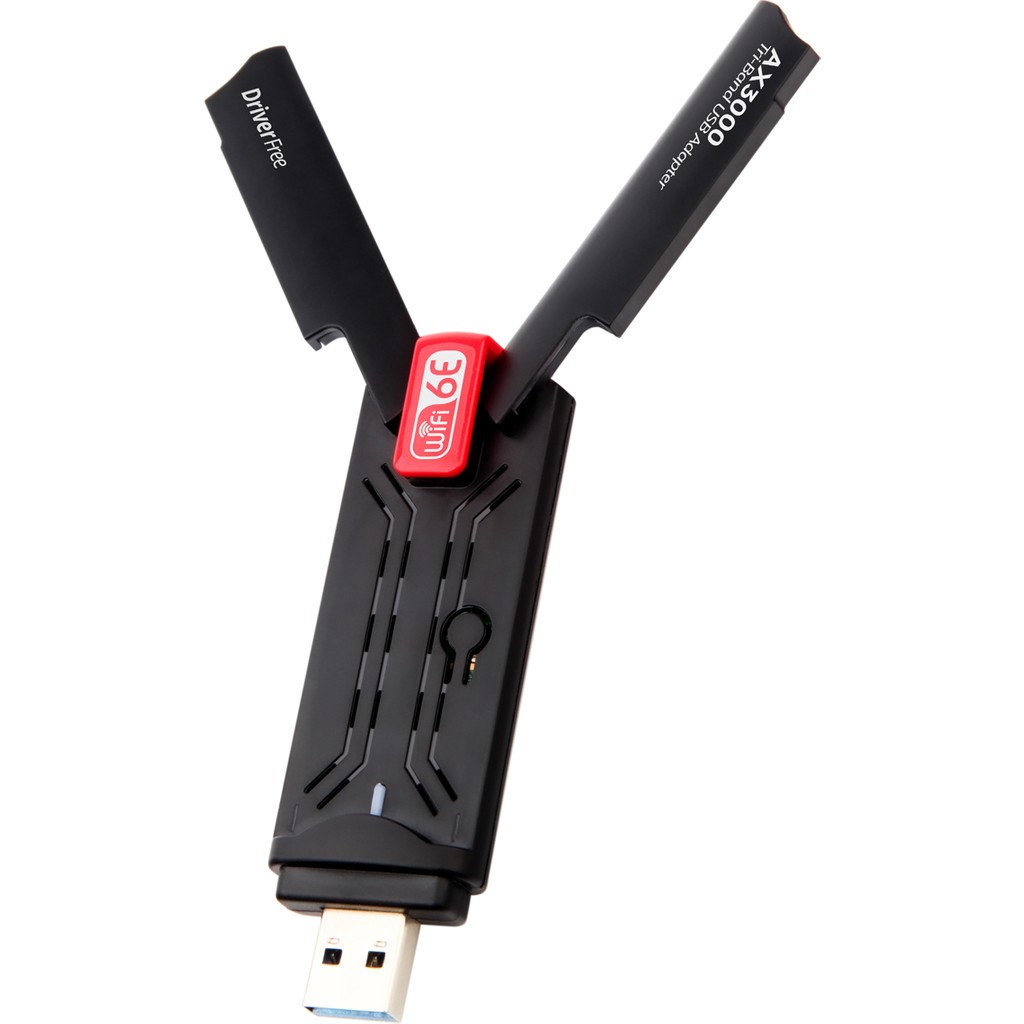 Store Of Wifi USB Wifi Adaptörü AX3000 6e Tri-Band 2.4 / 5 / 6 Ghz, USB 3.0, Driver Free Wireless Adaptör Fiyatı