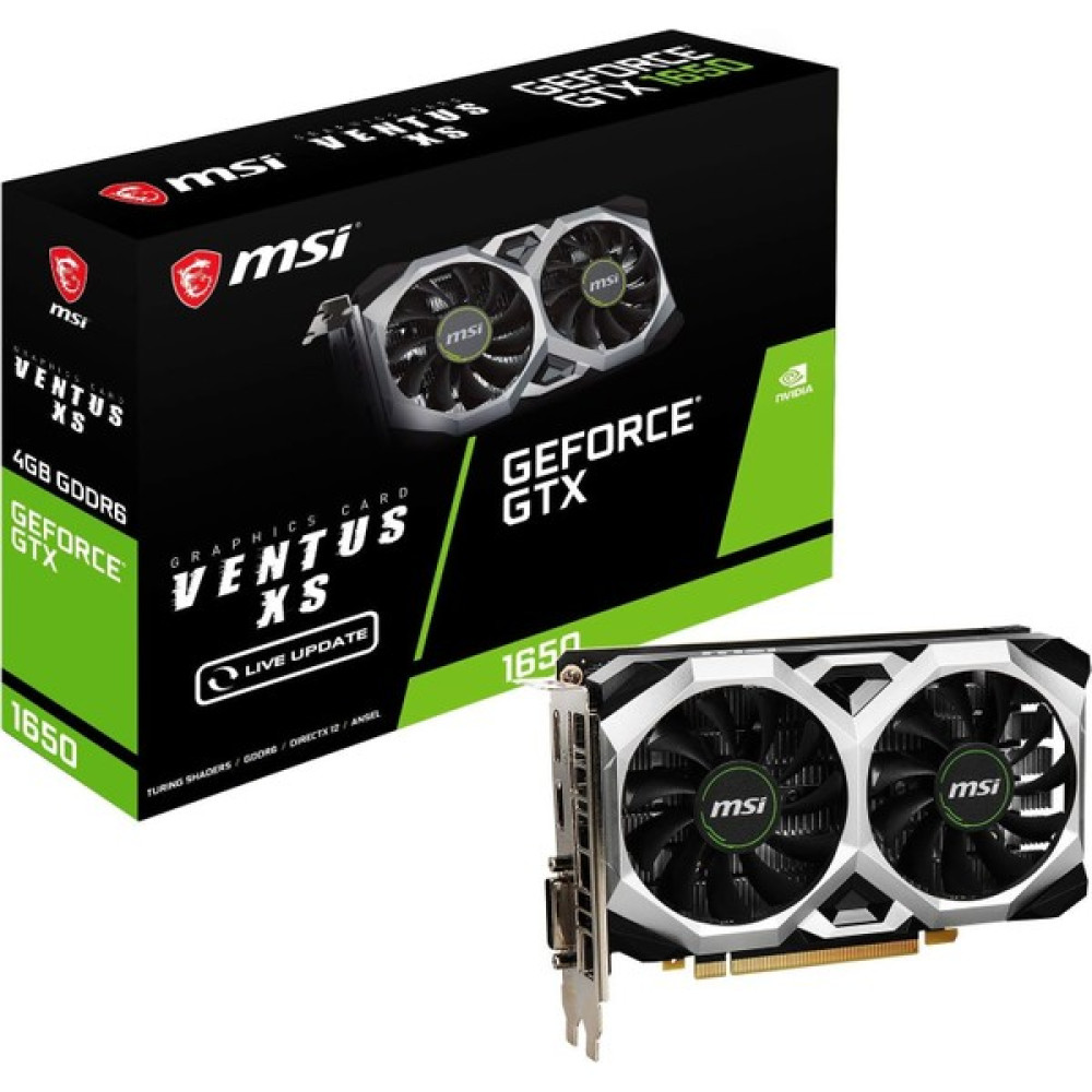 Store VGA  Gtx 1650 D6 Ventus Xs V1 4gb Gddr6 128B DX12 Pcıe 3.0 X16 (1xdvı 1xhdmı 1xdp) Ekran Kartları Fiyatı