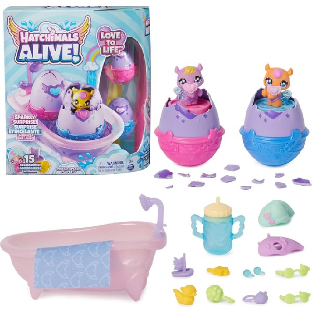 Storemax Alive Splash Seti Iki Büyülü, Kendiliğinden Çatlayan Yumurta ve 15 Aksesuarlı Küvet, 4 Yaşından Büyük Çocuklar Için Oto Boyaları Fiyatı
