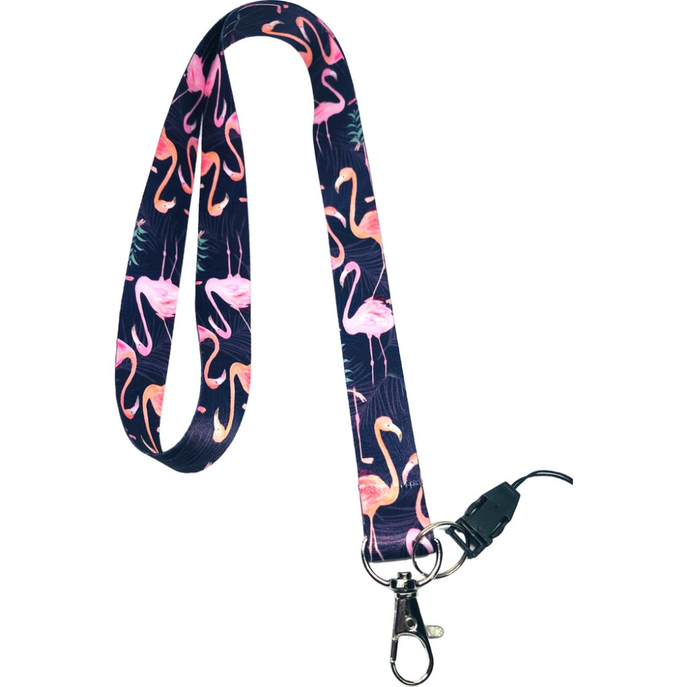 Stormistoretr Flamingo Yaka Kartı Boyun İpi 42 cm Uzunluk 20 mm Genişlik Canlı Renkler Diğer Fiyatı