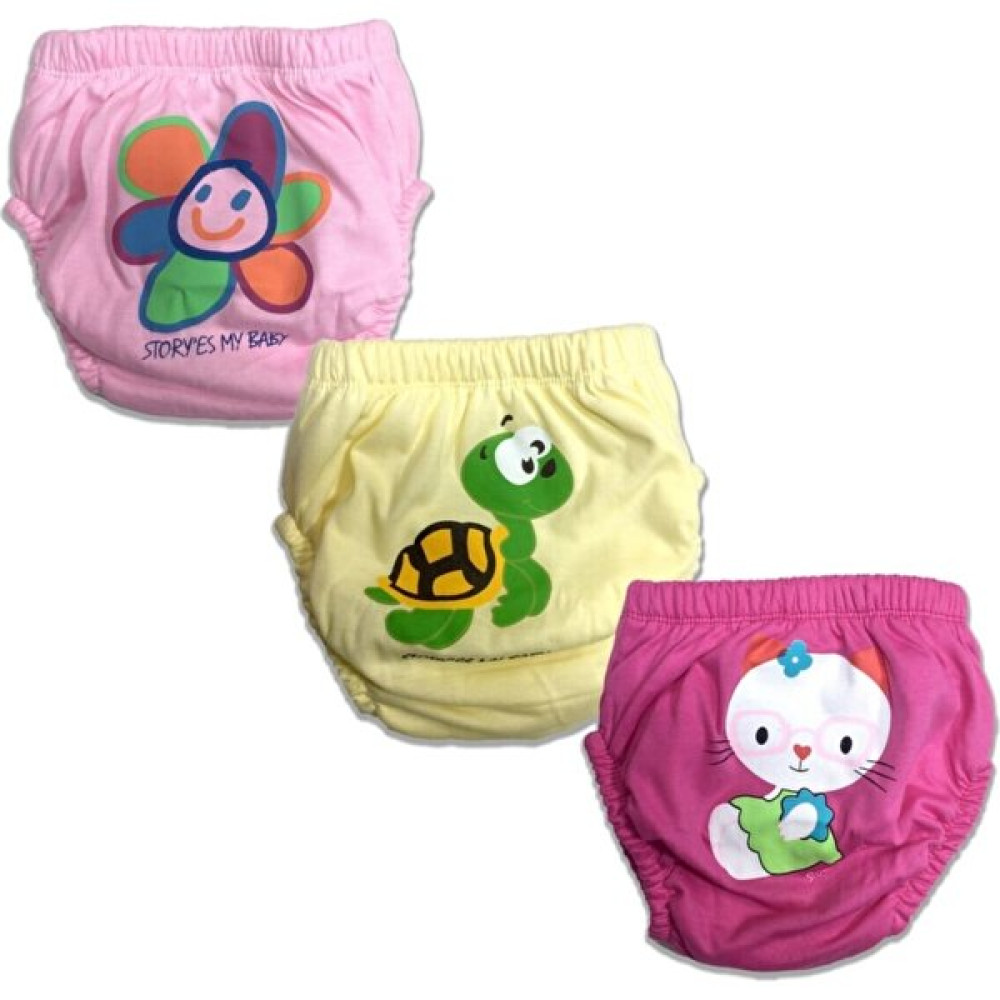 Storybaby Büyük Beden 3'lü Kız Alıştırma Kilodu-3 Numara - 2 - 3 Yaş - Renkli Bebek Banyo-Tuvalet Fiyatı