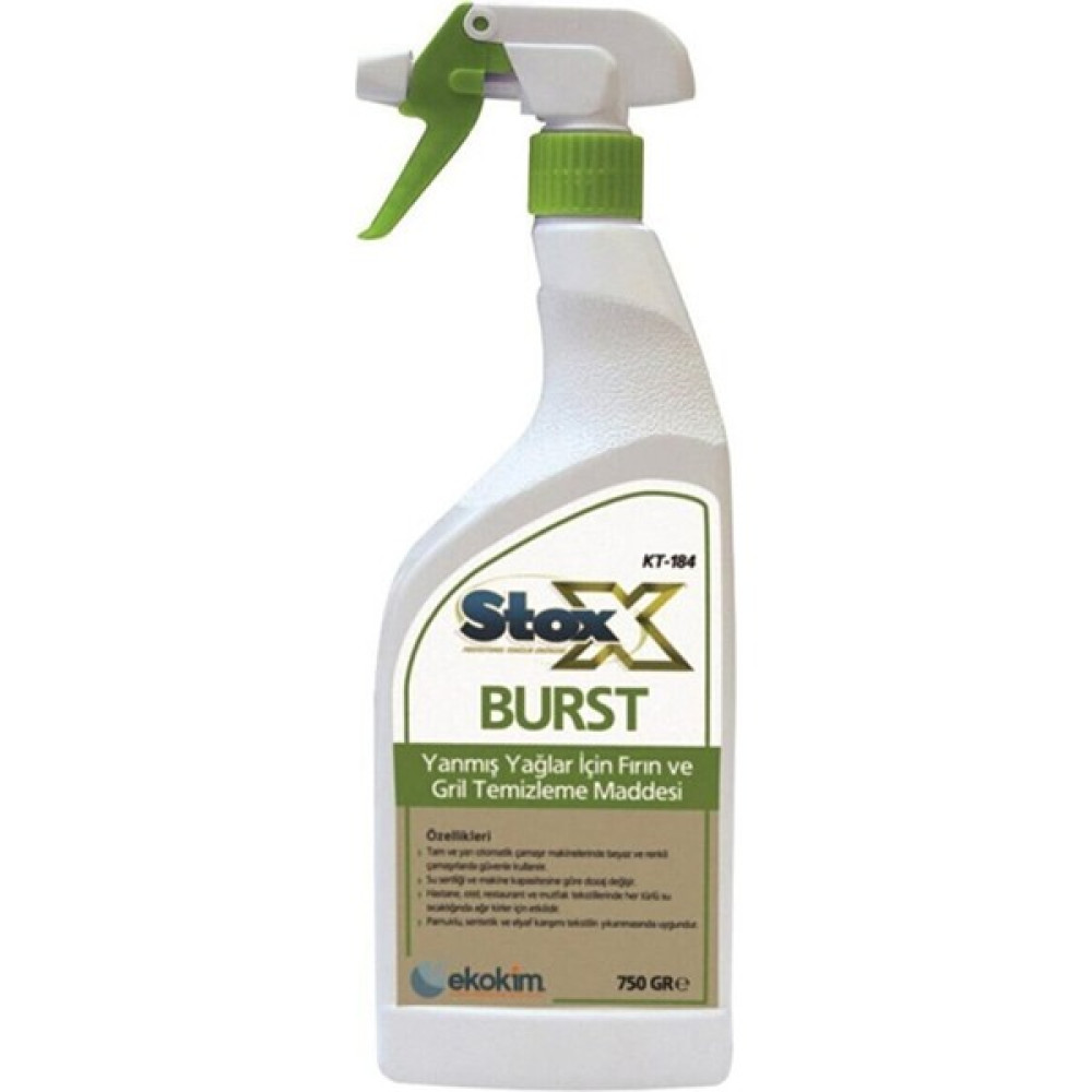 Stox Burst Yanmış Ağır Yağ ve Kir Sökücü 750 ml Temizlik Malzemeleri Fiyatı