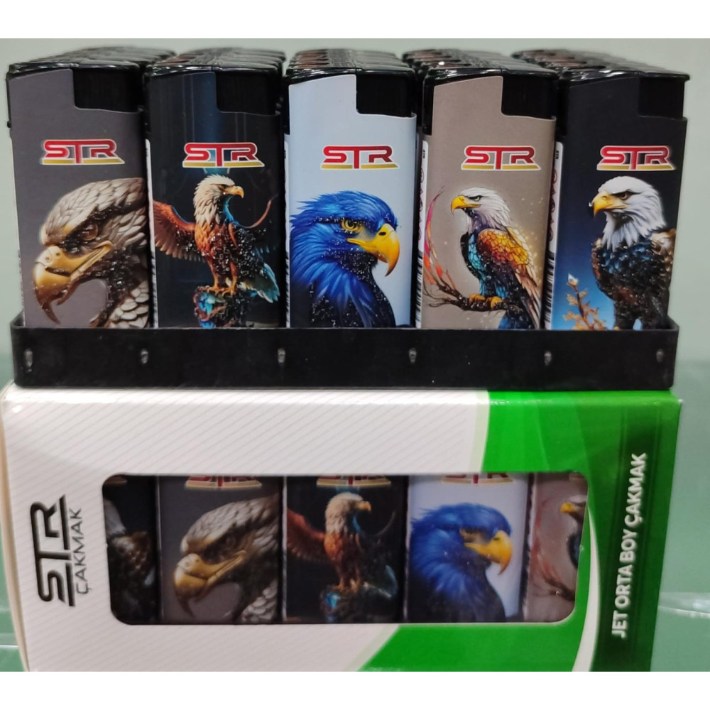 Str Dolumlu Izgaralı Jet Çakmak (KUŞ) Çakmak Fiyatı