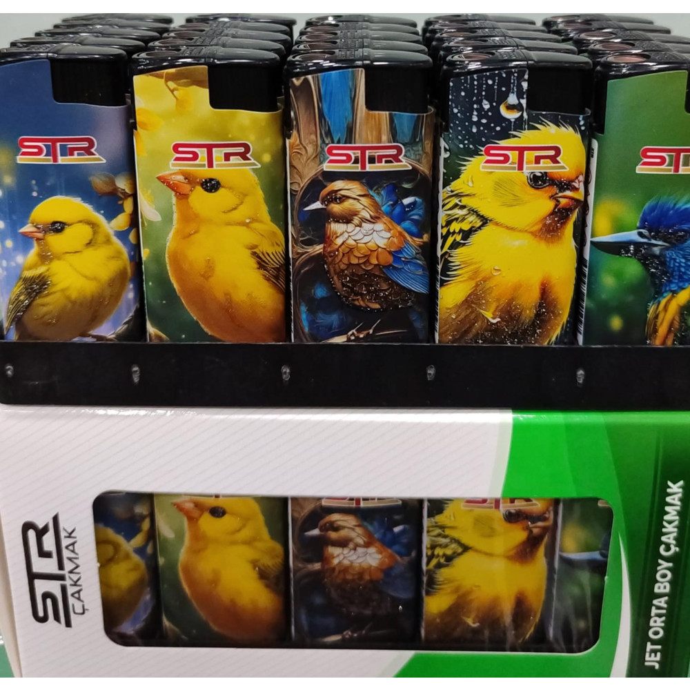 Str Dolumlu Izgaralı Jet Çakmak (KUŞ)