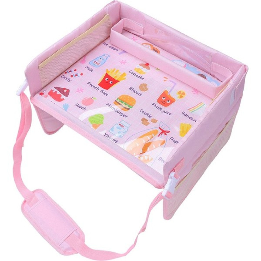 Strade Store Çocuklar Araba Koltuk Tepsisi Bebek Arabası Yol Uçağı Cepleri Yemek Tur Tepsisi Pembe Yemek (Yurt Dışından) - Açık Pembe Bebek Oto Koltuğu Fiyatı