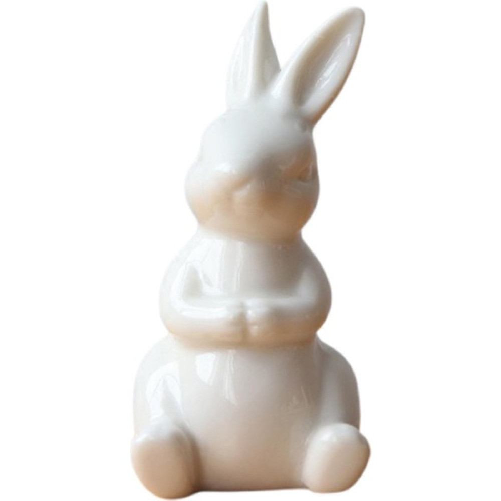 Strade Store Seramik Tavşan Heykelcik Paskalya Tavşanı Heykeli Ev Kitaplıkı: 4.8x9.5cm (Yurt Dışından) - 1 Adet Hediyelik Eşya Fiyatı