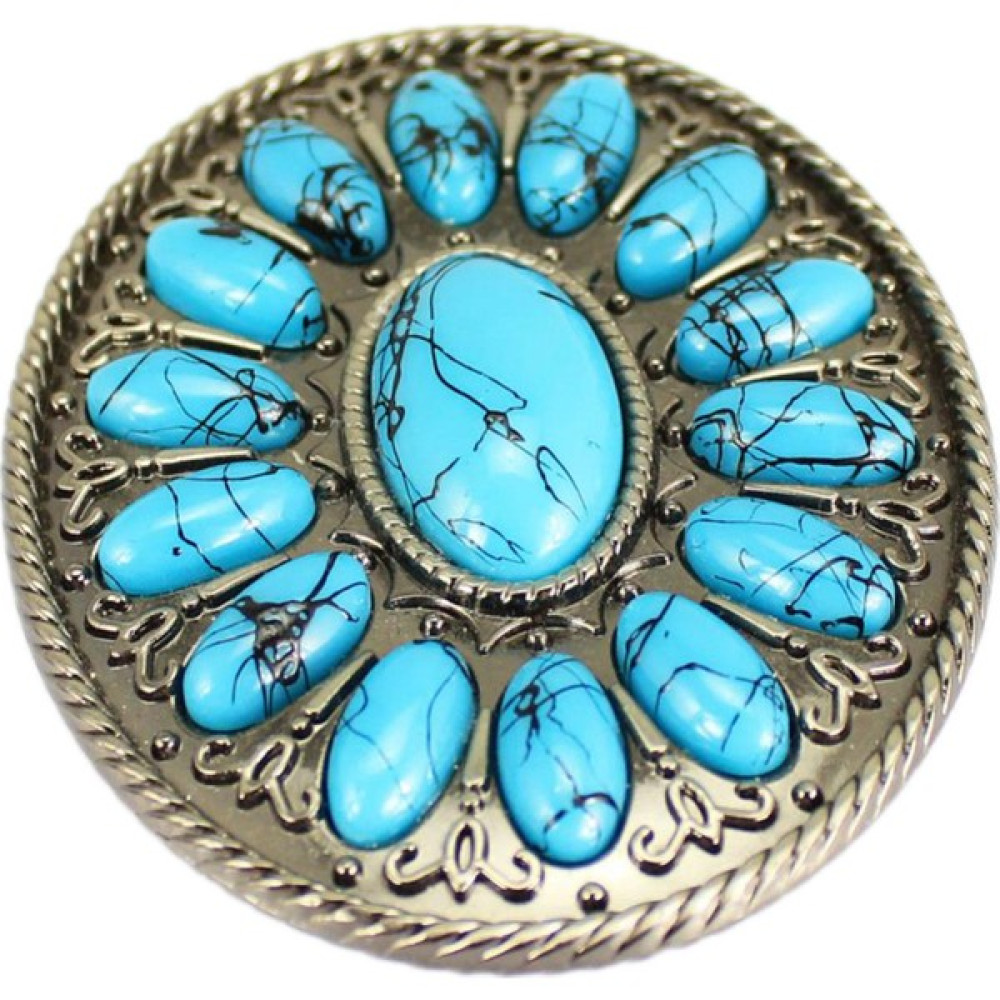 Strade Store Vintage Boho Erkek Turkuaz Metal Adam Erkek Batı Kovboy Kemer Tokası (Yurt Dışından) Erkek Kemeri Fiyatı