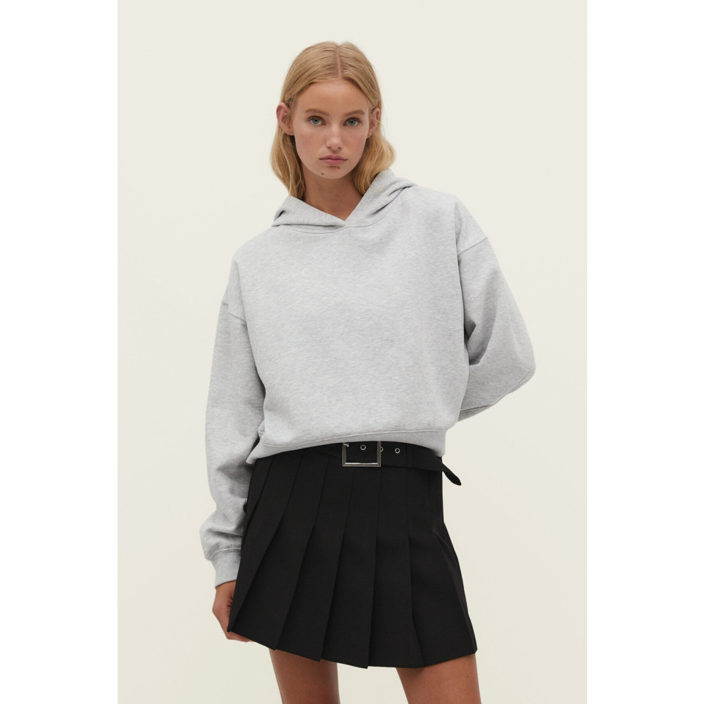 Stradivarius Kapüşonlu crop sweatshirt XS Beden Bayan Sweatshirt Fiyatı