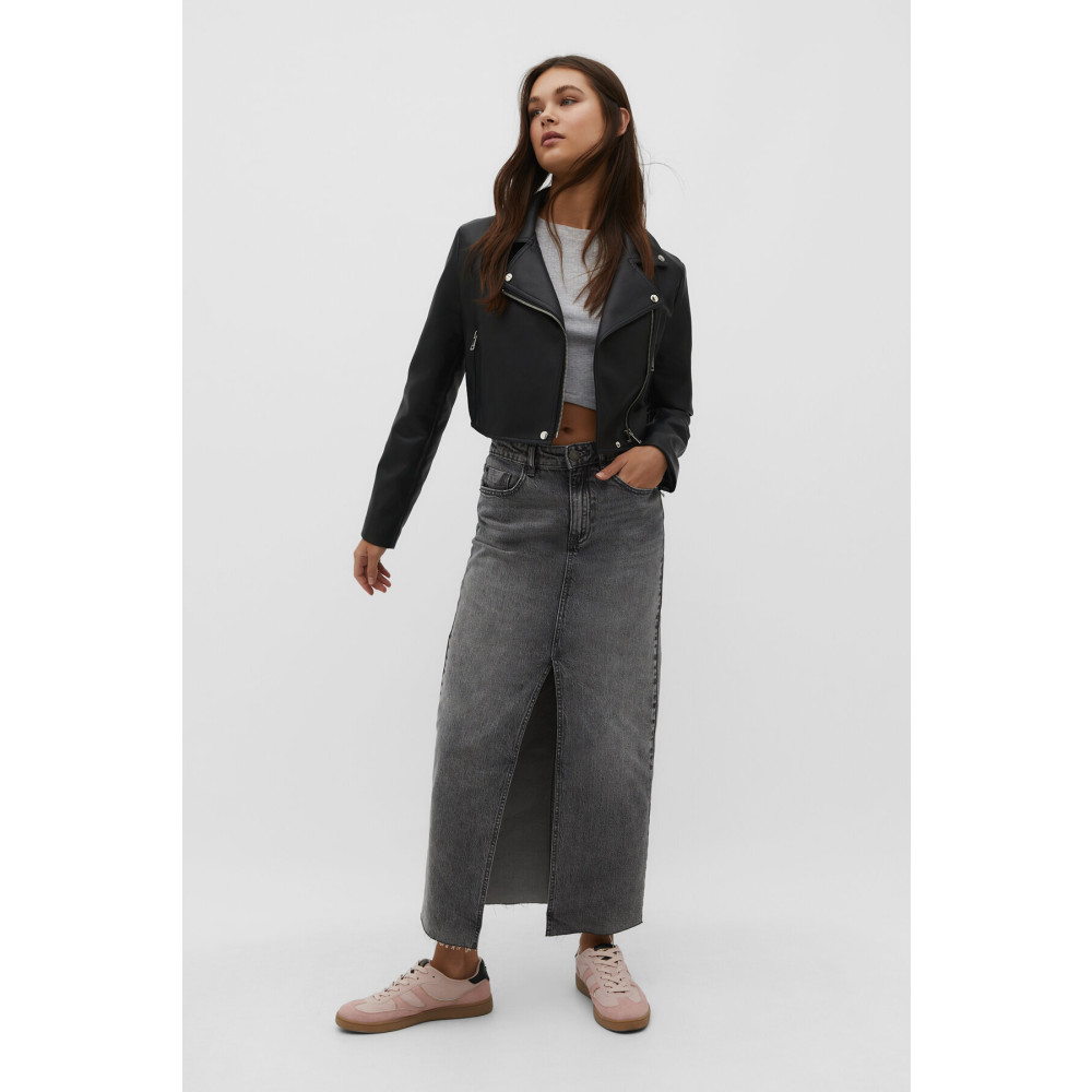 Stradivarius Suni Deri Crop Biker Ceket S Beden Bayan Ceket Fiyatı