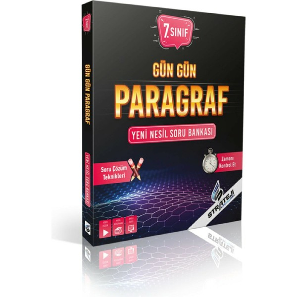 Strateji Yayınları 7. Sınıf Gün Gün Paragraf Soru Bankası Kaynak Kitapları Fiyatı