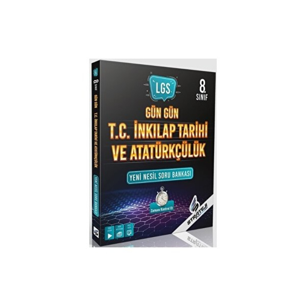 Strateji Yayınları 8. Sınıf LGS Gün Gün T.c. Inkılap Tarihi ve Atatürkçülük Yeni Nesil Soru Bankası Strateji Yayınları Ders Sınav Kitapları Fiyatı