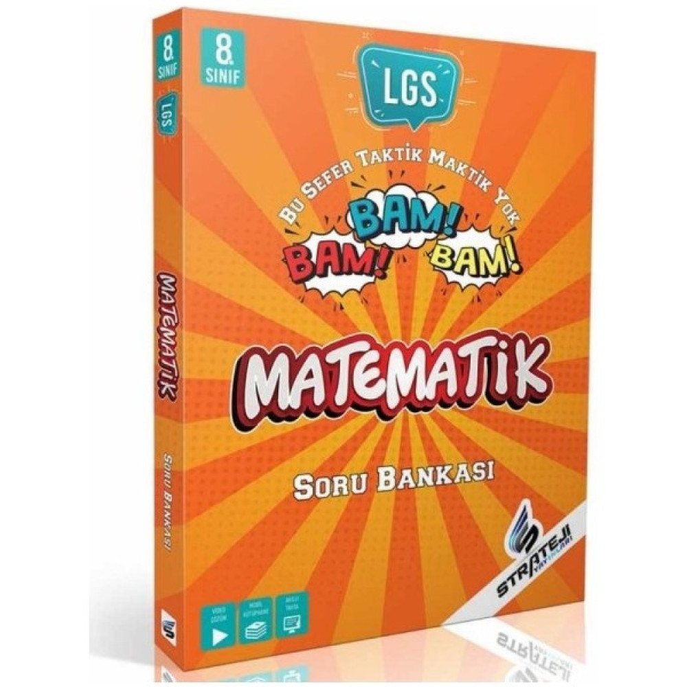 Strateji Yayınları 8. Sınıf Matematik Soru Bankası Bam Bam Ders Sınav Kitapları Fiyatı