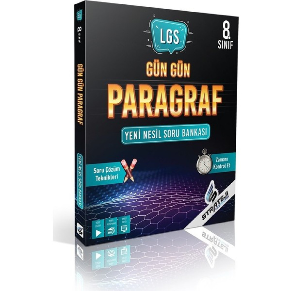 Strateji Yayınları LGS Gün Gün Paragraf Soru Bankası Ders Sınav Kitapları Fiyatı