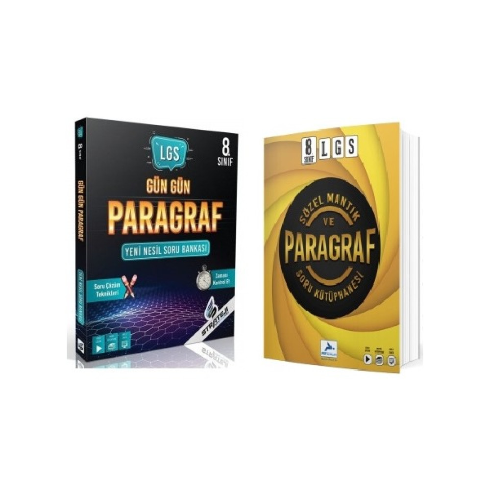 Strateji Yayınları LGS Paragrafı Çözen Set 8. Sınıf LGS Gün Gün Paragraf - 8. Sınıf Sözel Mantık ve Paragraf Soru Kütüphanesi Kaynak Kitapları Fiyatı