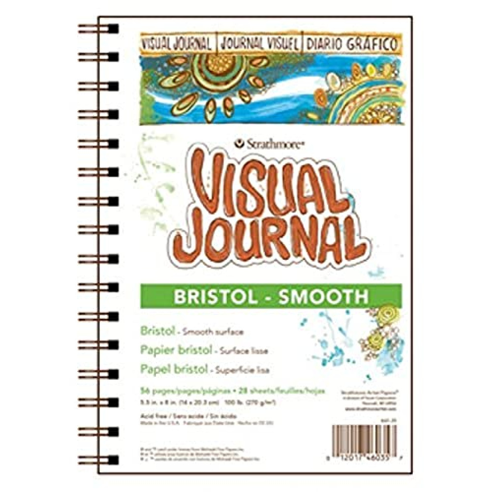 Strathmore Visual Journal Bristol Smooth 5.5"X8"-28 Sheets -460350