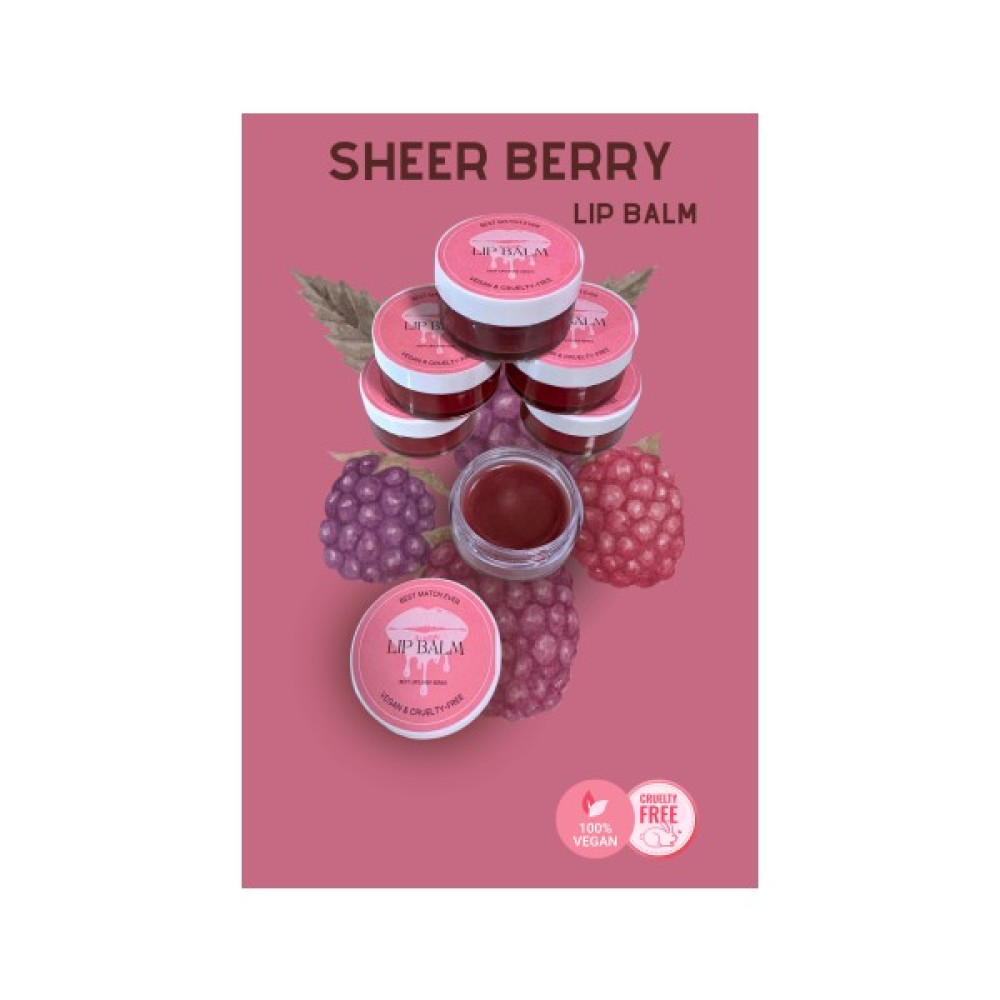 Strawberry Sheer Berry - Vegan Dudak Balmı - Shea&Hindistan Cevizi Yağı İçeren Dudak Nemlendiricisi - Lip Balm - Bordo Dudak Bakımı / Koruyucu Fiyatı