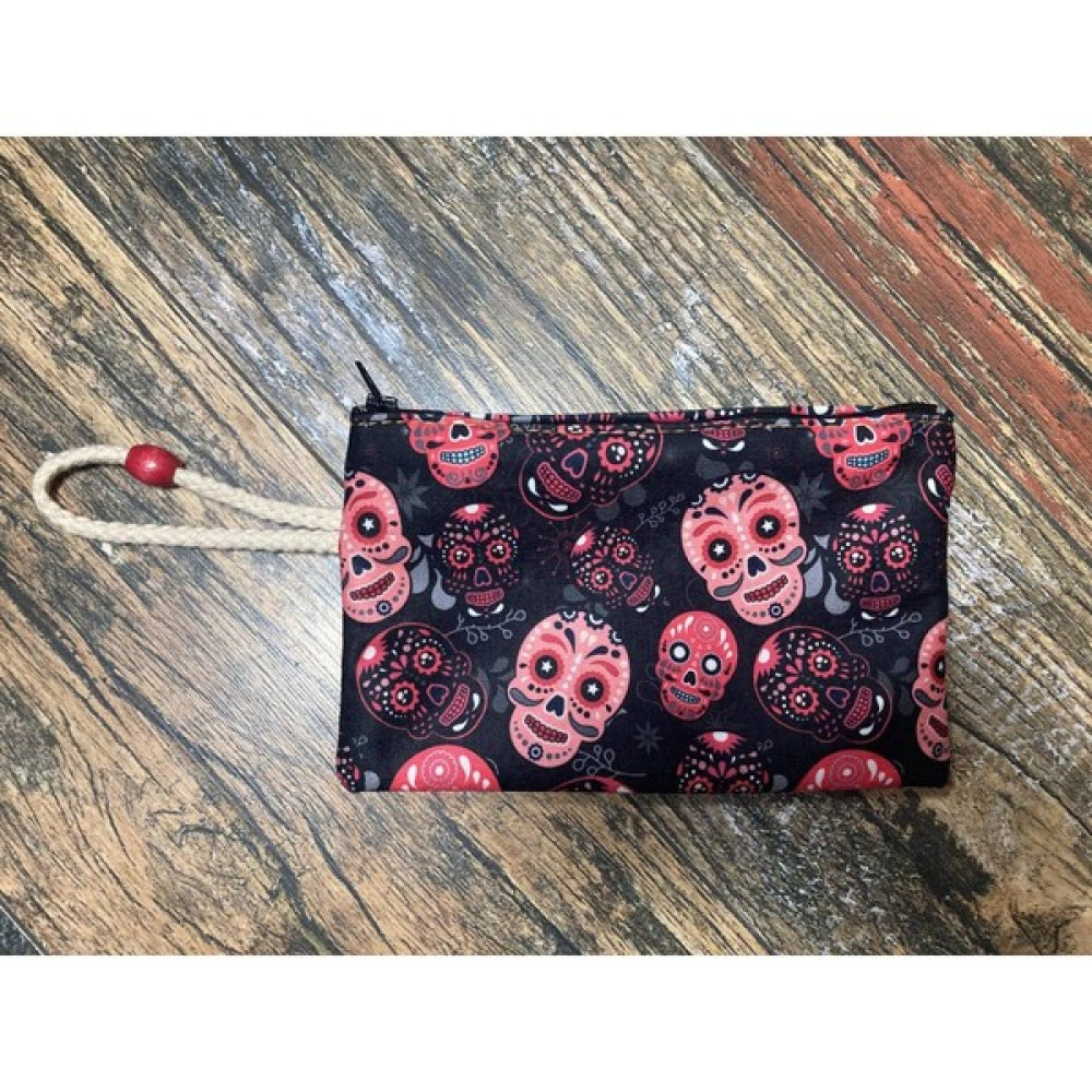 Street Bag  afrika Görsel Desenli Baskılı Kalemlik , El Çantas , Baskılı Bez Çanta , Makyaj Çantası - Koyu Pembe Makyaj Fırça ve Aksesuarları Fiyatı