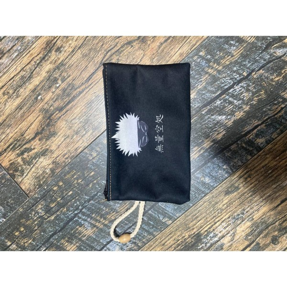 Street Bag Jijutsu Kaisen Anime Jjk Desenli Baskılı Kalemlik , El Çantas , Baskılı Bez Çanta , Makyaj Çantası - Kahverengi - Beyaz - Siyah Makyaj Fırça ve Aksesuarları Fiyatı