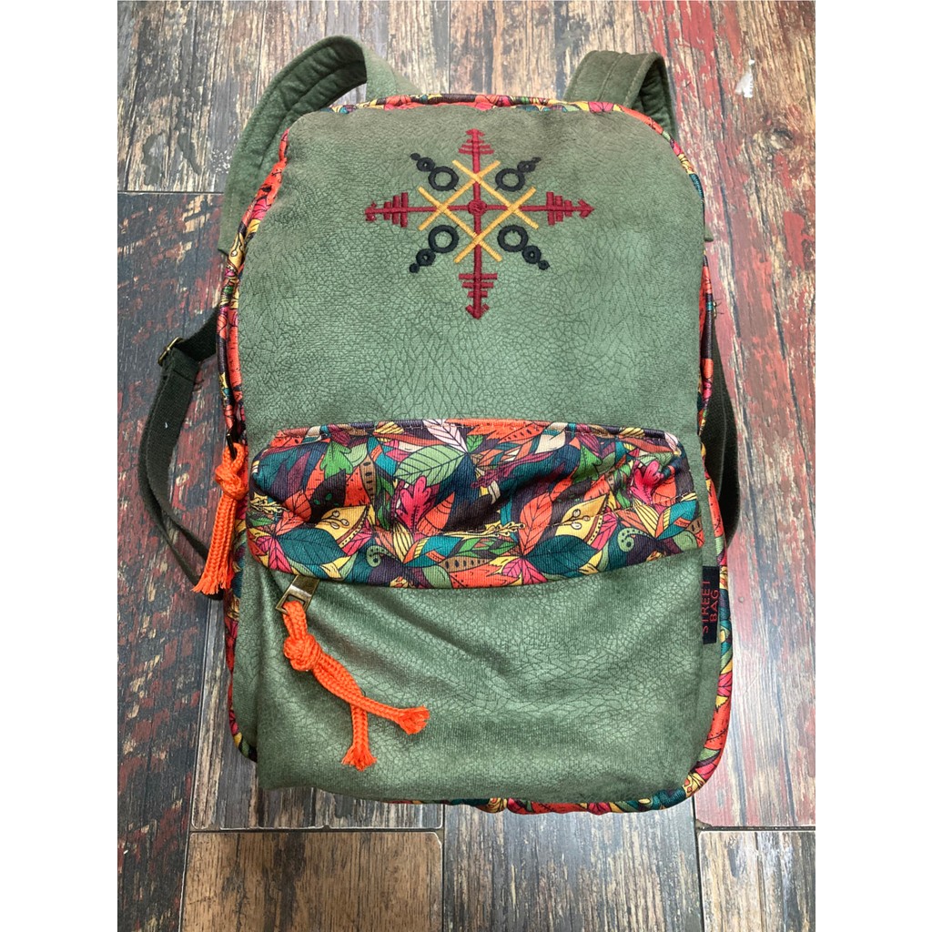 Street Bag Nubi Etnik Otantik Desenli Nakışlı Sırt Çantası Bohem Sırt Çantası Günlük Kullanım Seyehat Bayan Sırt Çantası Fiyatı