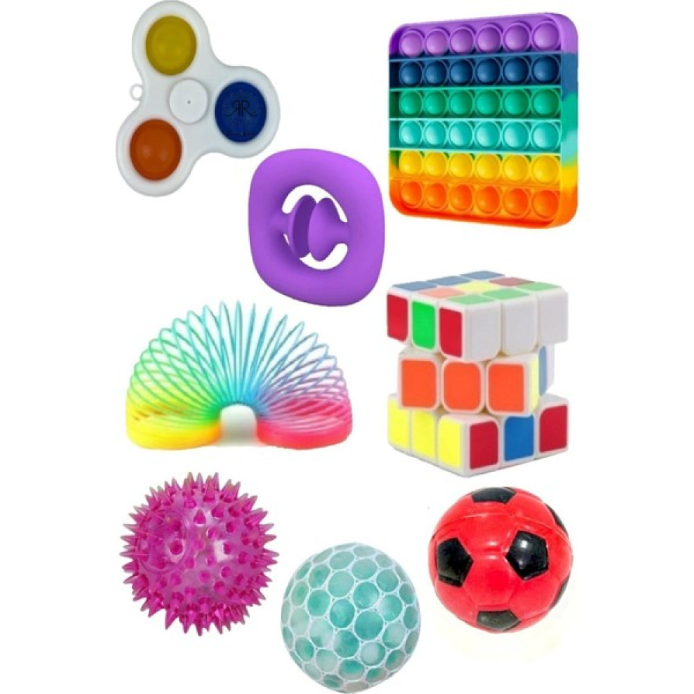 Stres Giderici Set Popit Snapperz Pop It Stres Çarkı Işıklı Top Zeka Küpü Stres Yayı Stres Topu Eğitici Oyuncak Fiyatı