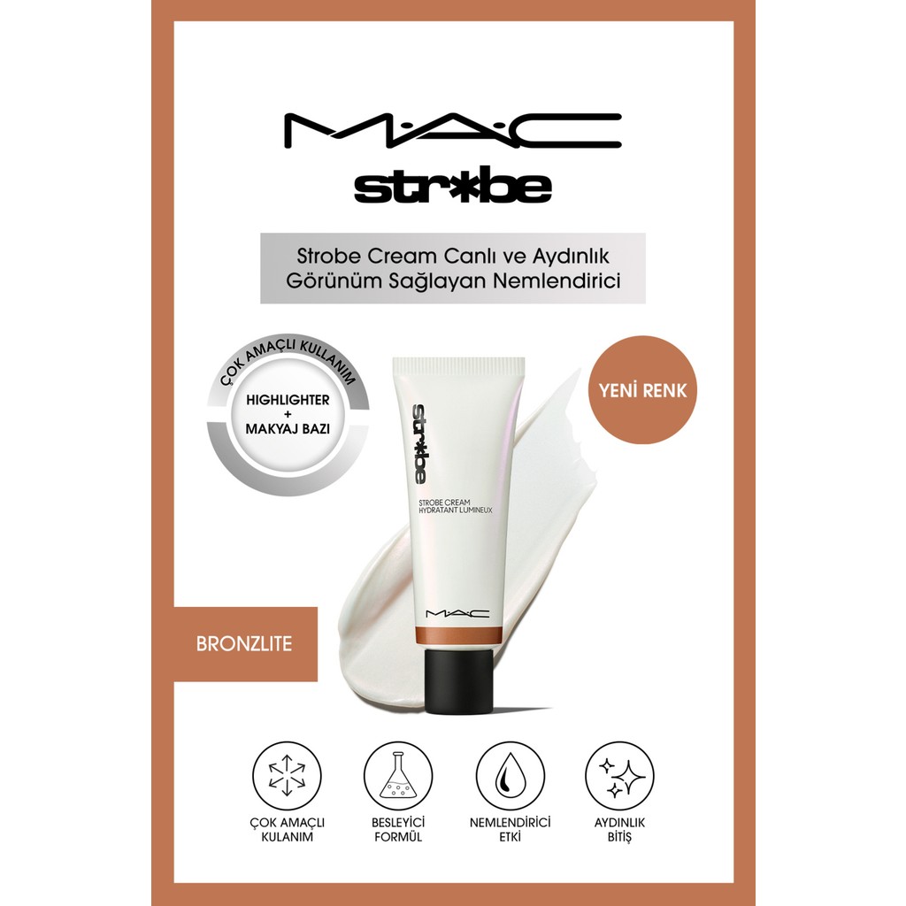 Strobe Cream Aydınlatıcı Krem Highlighter & Makyaj Bazı - Bronzelite 50 ml Aydınlatıcı Fiyatı
