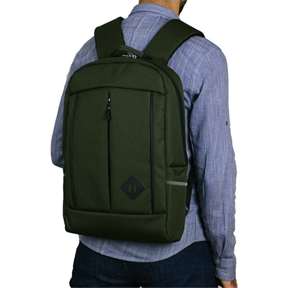 Strong Bag Strong 15.6 Inch Laptop/notebook Bölmeli Okul Çantası , Günlük Sırt Çantası MV01 - Haki - Tekli Okul Çantası Fiyatı