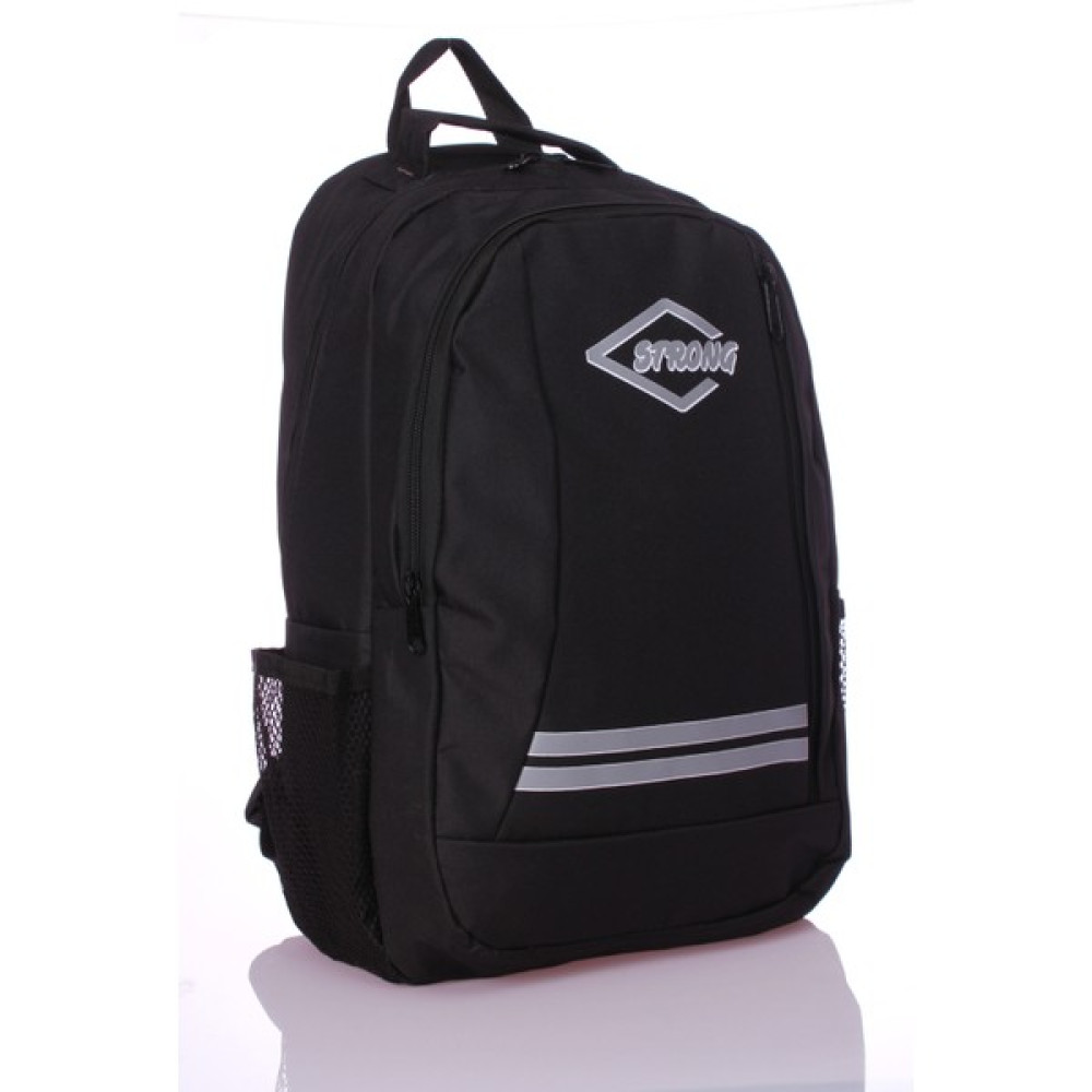 Strong Bag Strong Çok Gözlü Geniş Hacimli Terletmeyen Ortopedik Sırt Destekli Lise Ortaokul Ilkokul Çantası 101 - Siyah - Tekli Okul Çantası Fiyatı