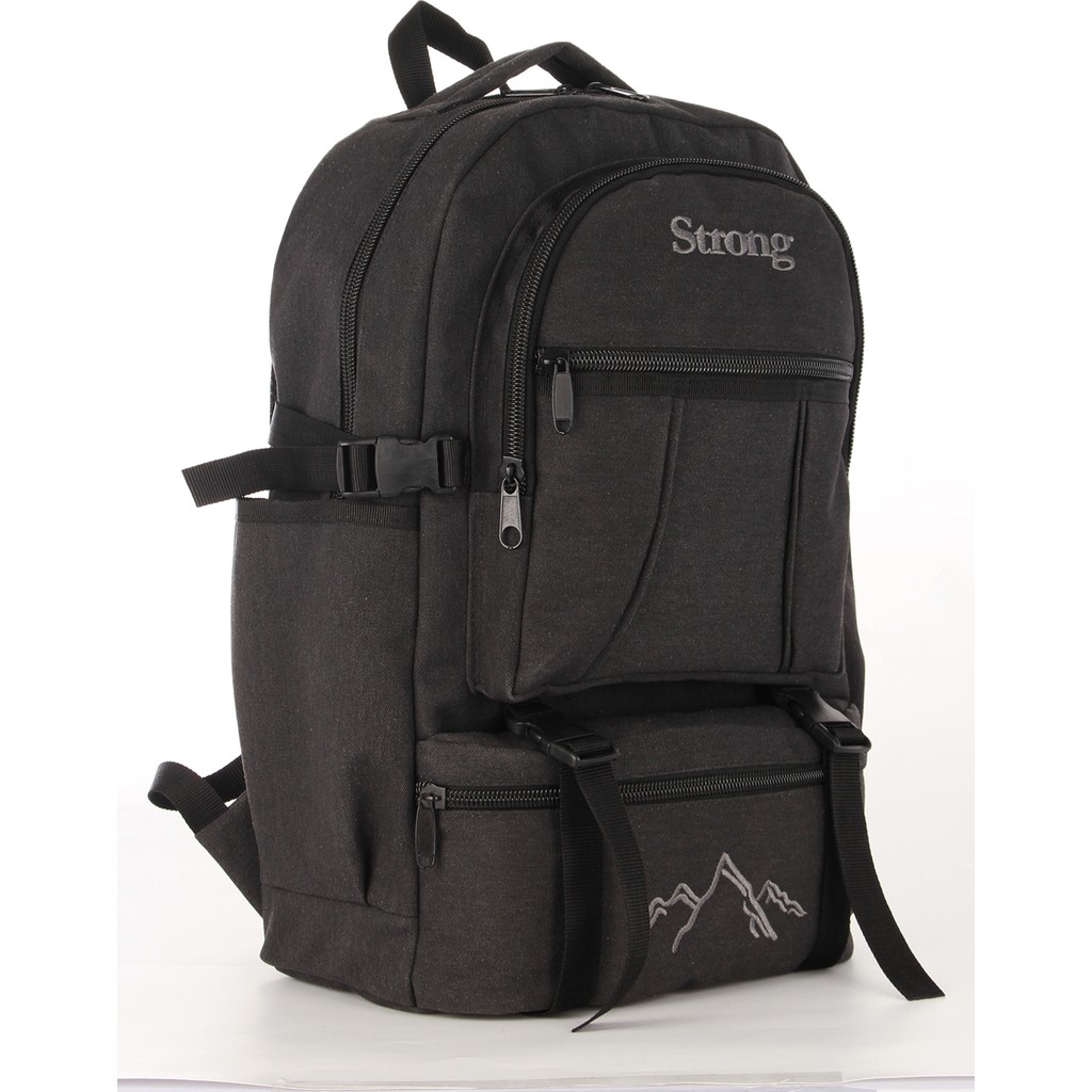 Strong Bag Strong Unisex Kanvas Kumaş Laptop Bölmeli Outdoor Sırt Çantası Dağcı Sırt Çantası ESCP01 Kanvas Tablo Fiyatı