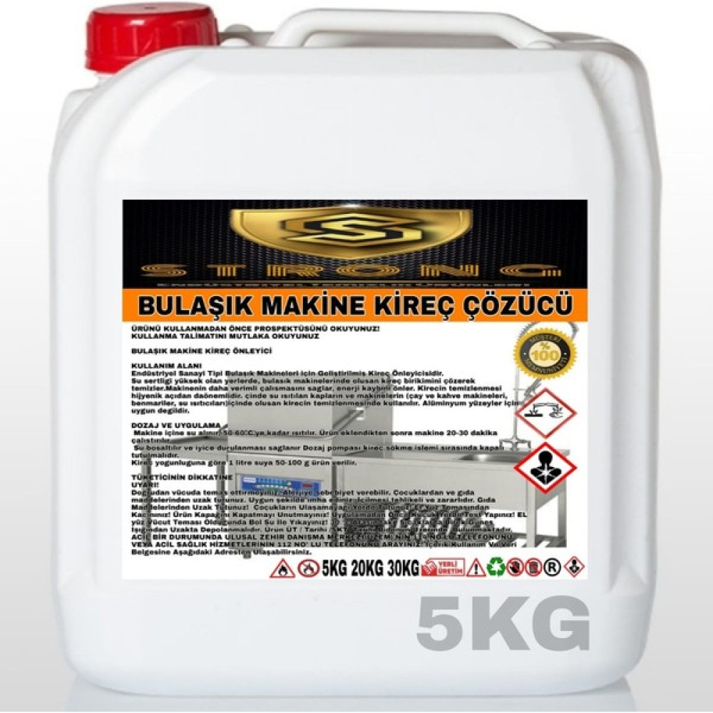 Strong Bulaşık Makine Kireç Çözücü 5 kg Oto Boyaları Fiyatı