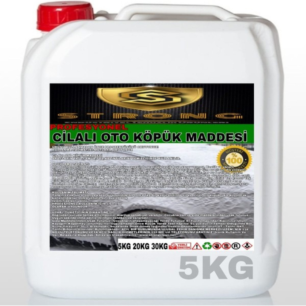 Strong Cilalı Fırçasız Oto Köpük Profesyonel 5kg - 5 kg Oto Boyaları Fiyatı