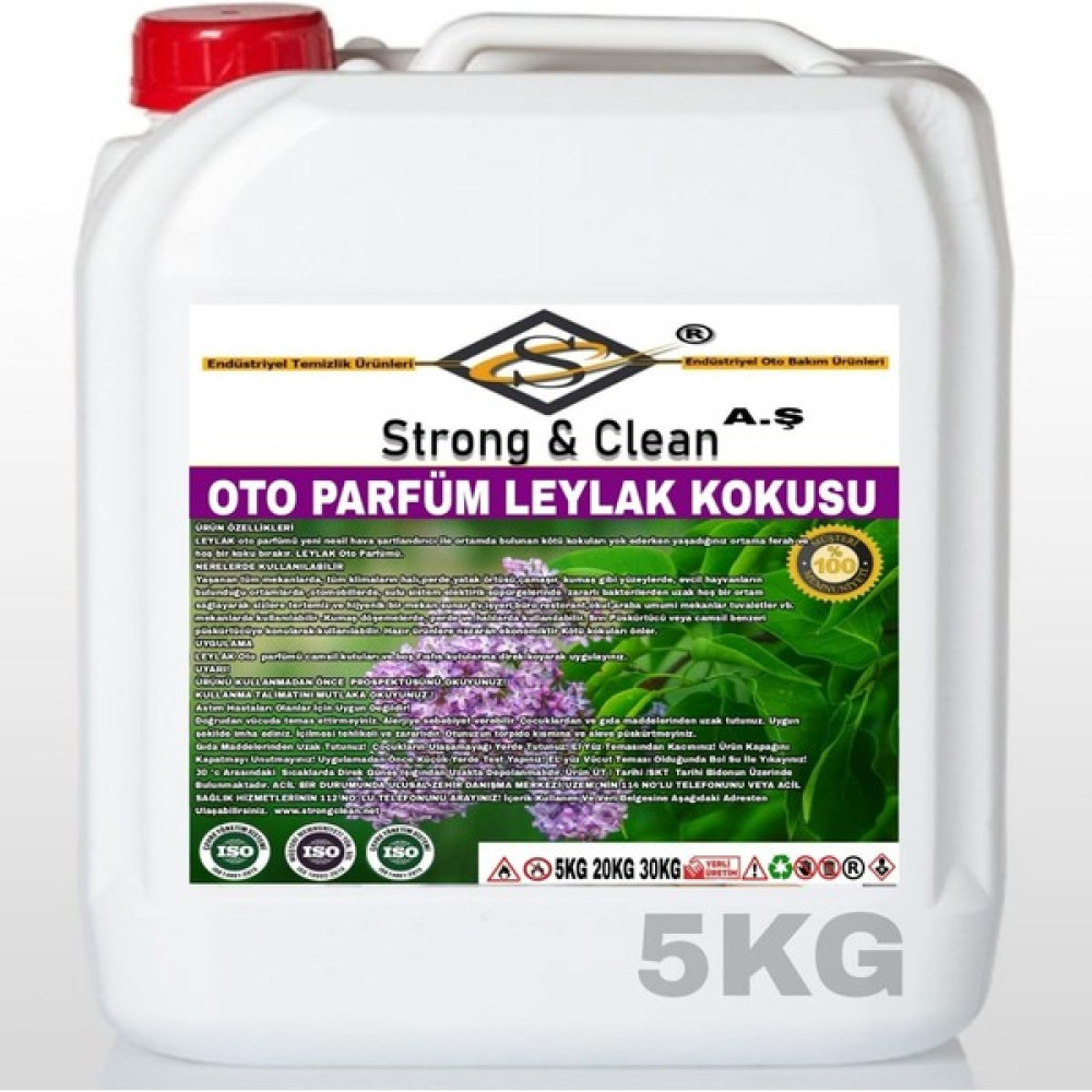 Strong & Clean Oto Parfüm Leylak Kokulu 5 kg - 1 ADET Oto Boyaları Fiyatı