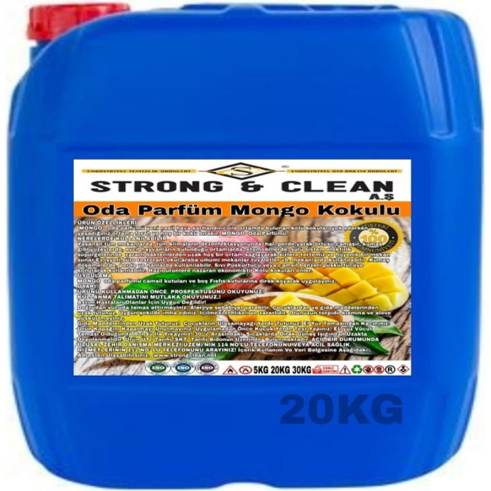 Strong & Clean Oto Parfüm Mango Kokusu 20KG Oto Boyaları Fiyatı