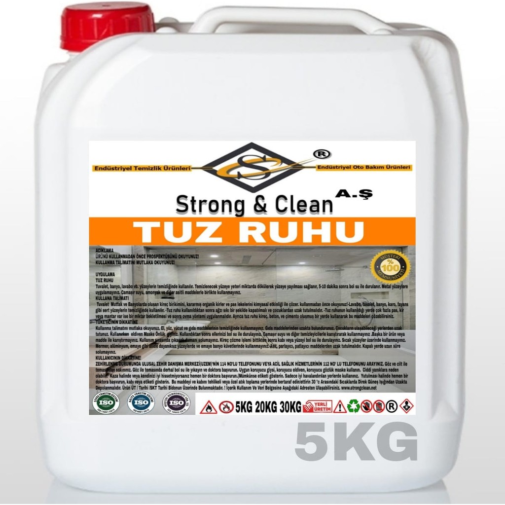 Strong & Clean Tuz Ruhu 5 kg Diğer Fiyatı