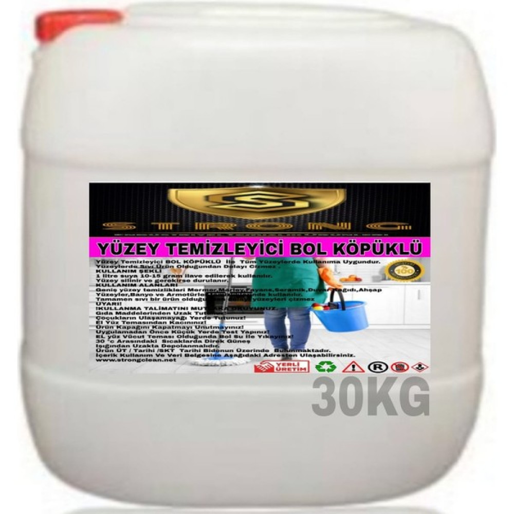 Strong Yüzey Temizleyici Bol Köpüklü 30 kg - 30KG Oto Boyaları Fiyatı