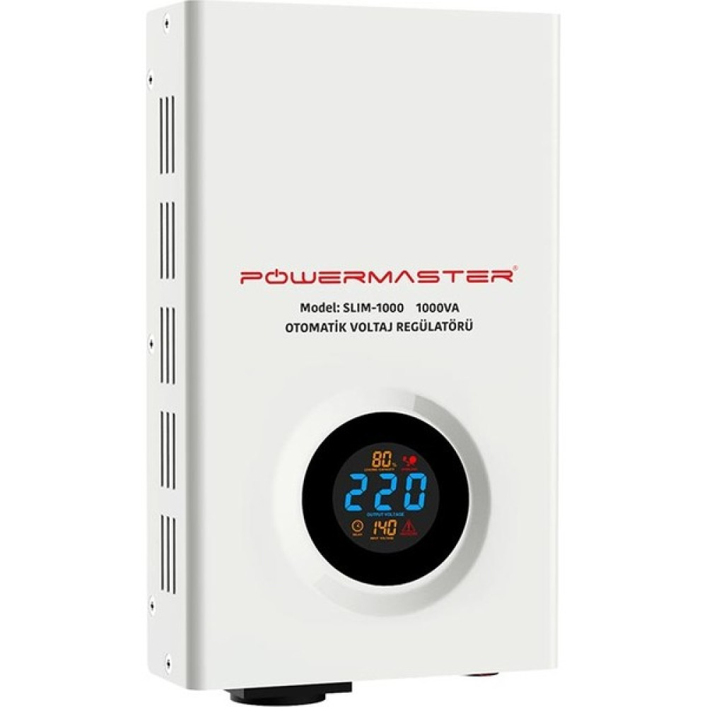 Strongart Powermaster SLIM-1000 Otomatik 1000 Watt Voltaj Regülatörü 1000VA (Kombi Regülatörü) Bilgisayar Çevirici ve Adaptörü Fiyatı