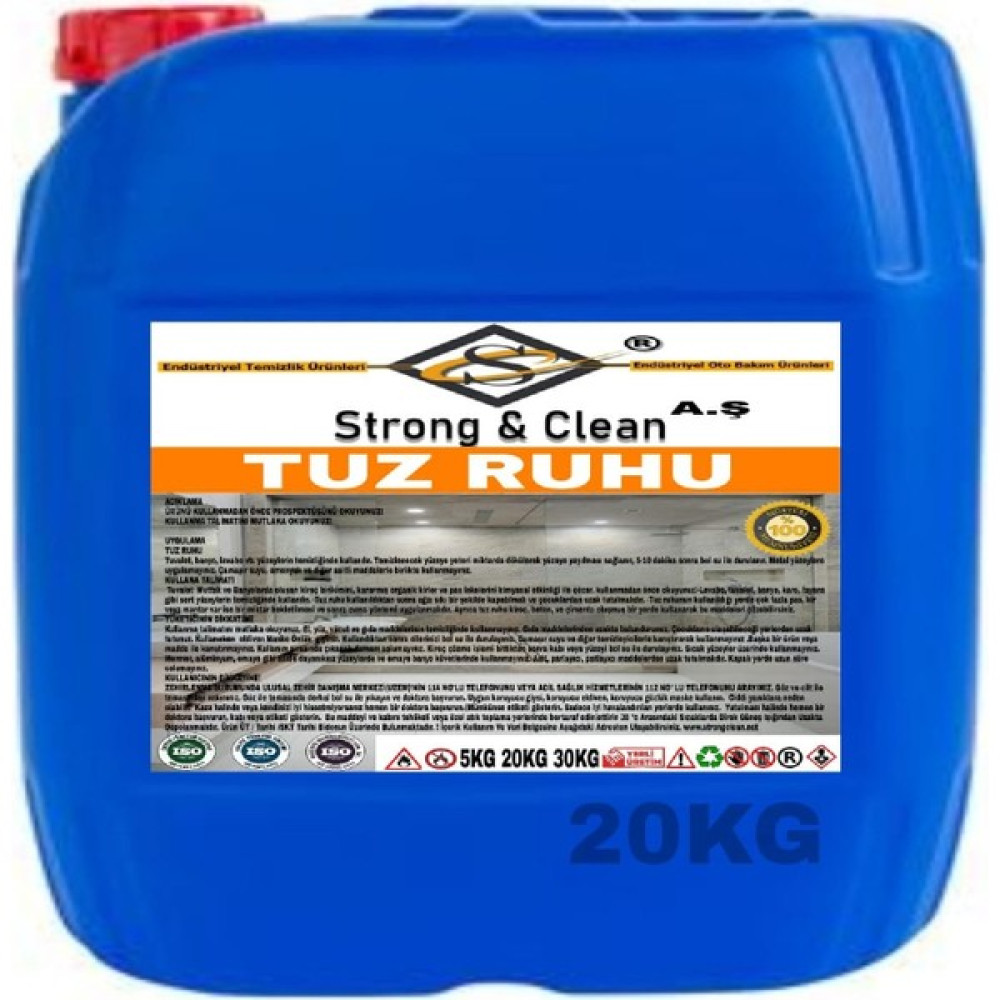 Strong&Clean Tuz Ruhu 20 kg Temizlik Malzemeleri Fiyatı