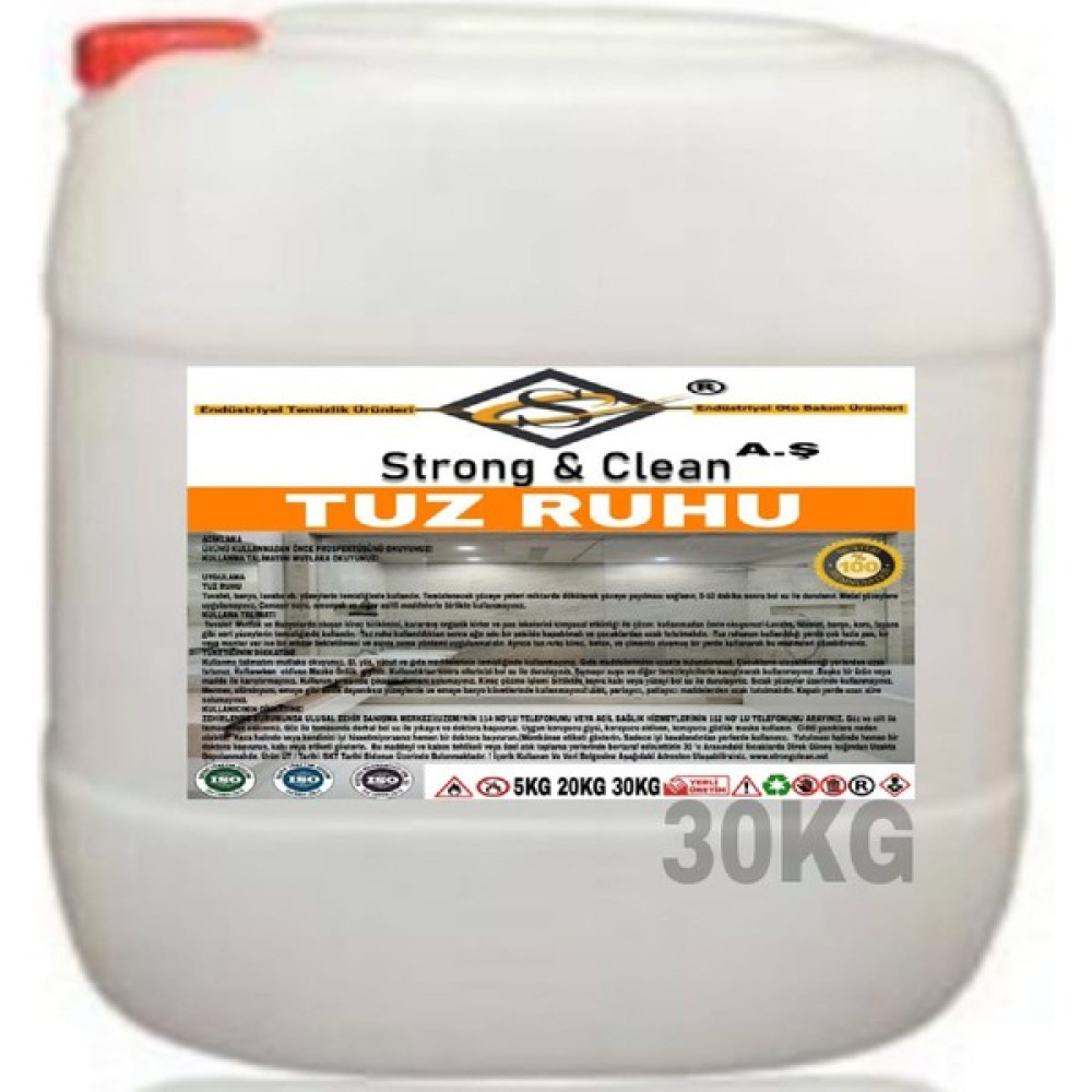 Strong&Clean Tuz Ruhu 30 kg Temizlik Malzemeleri Fiyatı