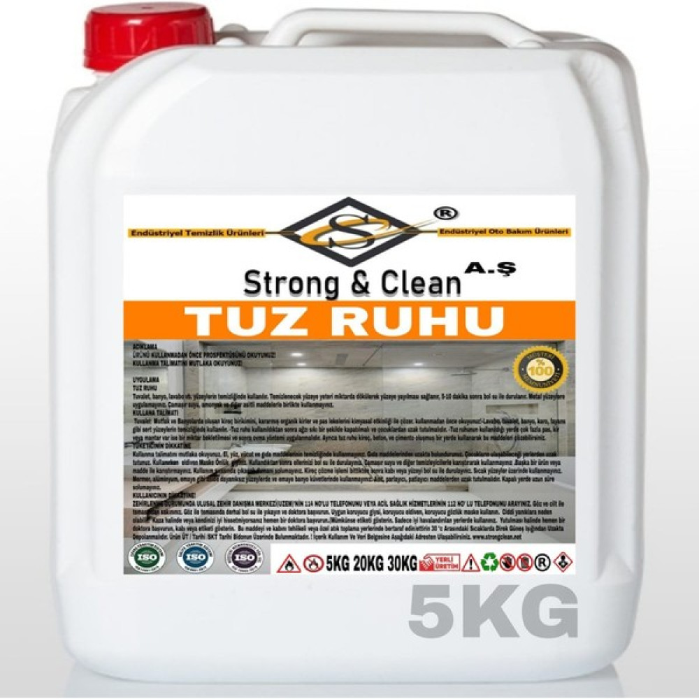 Strong&Clean Tuz Ruhu 5 kg Temizlik Malzemeleri Fiyatı