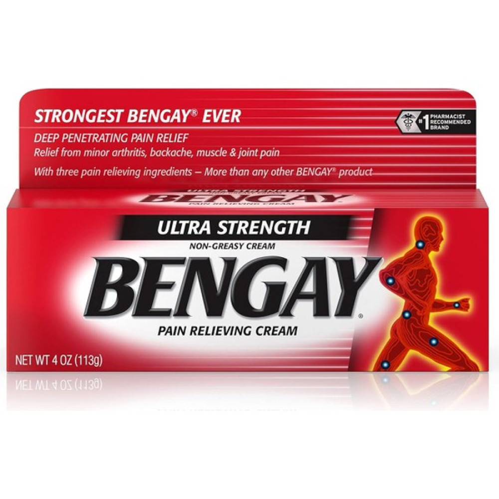 Strongest Bengay Ultra Strength Pain Relief Cream Kas Rahatlatıcı Krem 113 gr Nemlendiriciler Fiyatı