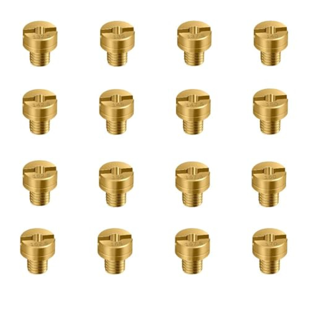 Strongthium Main Jet Kit for Mikuni HS HSR RS TM VM VM22 VM24 VM26 Carburetors Large Round N100.604#132.5 ~ #170