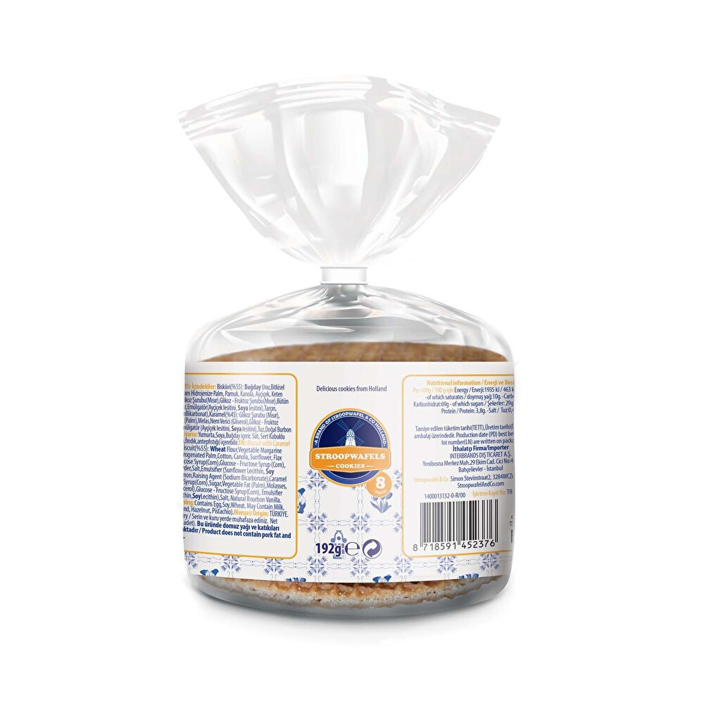 Stroopwafels Caramel Waffle 192 G Bisküvi ve Kek Fiyatı