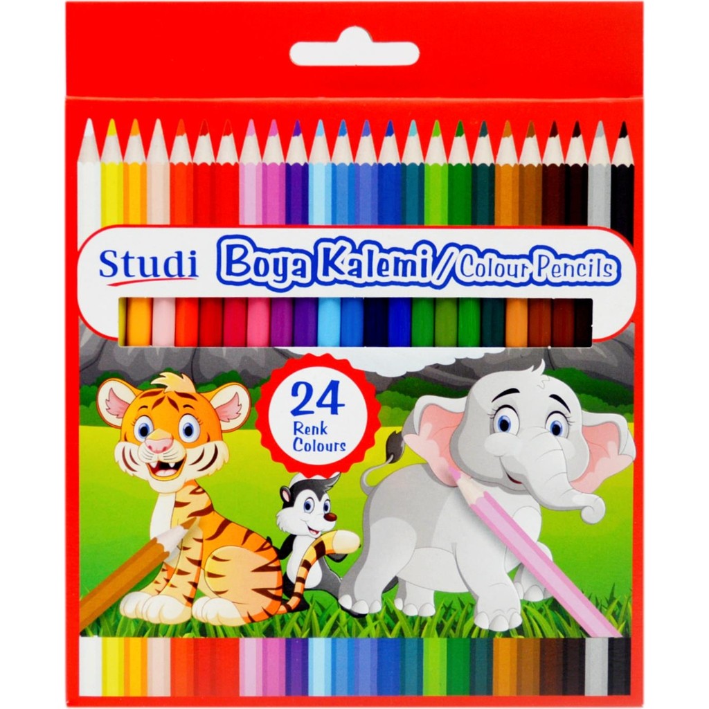 Studi 24 Renk Kuru Boya Kalemi Kalem & Yazı Gereçleri Fiyatı